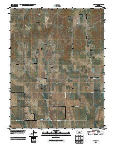 Vincent Kansas Historical topographic map, 1:24000 scale, 7.5 X 7.5 Minute, Year 2009