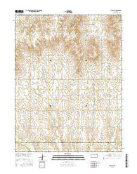Vincent Kansas Current topographic map, 1:24000 scale, 7.5 X 7.5 Minute, Year 2015