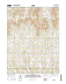 Vincent Kansas Current topographic map, 1:24000 scale, 7.5 X 7.5 Minute, Year 2015