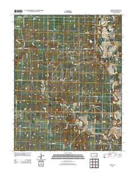 Virgil Kansas Historical topographic map, 1:24000 scale, 7.5 X 7.5 Minute, Year 2012