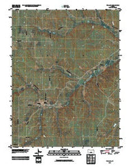 Volland Kansas Historical topographic map, 1:24000 scale, 7.5 X 7.5 Minute, Year 2009