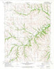 Volland Kansas Historical topographic map, 1:24000 scale, 7.5 X 7.5 Minute, Year 1971