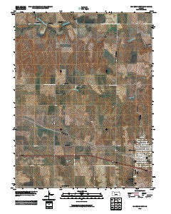 WaKeeney West Kansas Historical topographic map, 1:24000 scale, 7.5 X 7.5 Minute, Year 2010