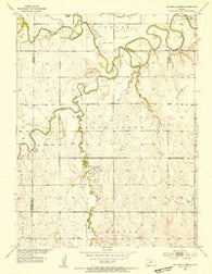 Waconda Springs Kansas Historical topographic map, 1:24000 scale, 7.5 X 7.5 Minute, Year 1953