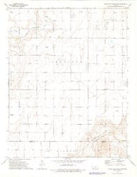 Wagon Bed Spring NW Kansas Historical topographic map, 1:24000 scale, 7.5 X 7.5 Minute, Year 1974