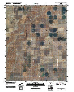 Wagon Bed Spring SW Kansas Historical topographic map, 1:24000 scale, 7.5 X 7.5 Minute, Year 2010