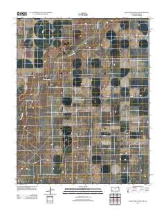 Wagon Bed Spring SW Kansas Historical topographic map, 1:24000 scale, 7.5 X 7.5 Minute, Year 2012
