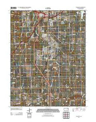 Wakarusa Kansas Historical topographic map, 1:24000 scale, 7.5 X 7.5 Minute, Year 2012