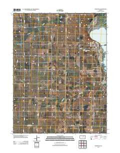 Wakefield Kansas Historical topographic map, 1:24000 scale, 7.5 X 7.5 Minute, Year 2012