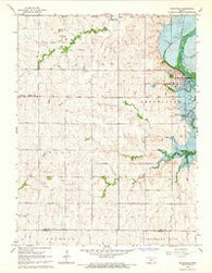 Wakefield Kansas Historical topographic map, 1:24000 scale, 7.5 X 7.5 Minute, Year 1964