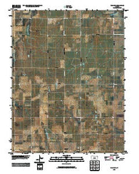 Waldeck Kansas Historical topographic map, 1:24000 scale, 7.5 X 7.5 Minute, Year 2009