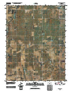 Waldeck Kansas Historical topographic map, 1:24000 scale, 7.5 X 7.5 Minute, Year 2009