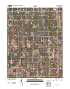 Waldeck Kansas Historical topographic map, 1:24000 scale, 7.5 X 7.5 Minute, Year 2012