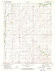 Waldeck Kansas Historical topographic map, 1:24000 scale, 7.5 X 7.5 Minute, Year 1971
