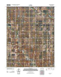 Waldo Kansas Historical topographic map, 1:24000 scale, 7.5 X 7.5 Minute, Year 2012