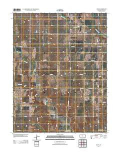 Waldo Kansas Historical topographic map, 1:24000 scale, 7.5 X 7.5 Minute, Year 2012