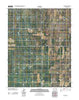 Waldron Kansas Historical topographic map, 1:24000 scale, 7.5 X 7.5 Minute, Year 2012