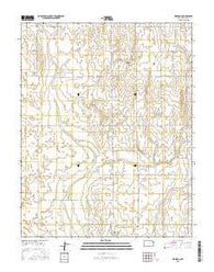 Waldron Kansas Current topographic map, 1:24000 scale, 7.5 X 7.5 Minute, Year 2015