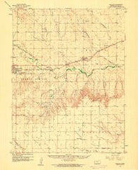 Wallace Kansas Historical topographic map, 1:62500 scale, 15 X 15 Minute, Year 1959