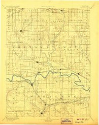 Wamego Kansas Historical topographic map, 1:125000 scale, 30 X 30 Minute, Year 1894