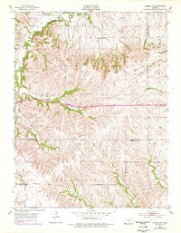 Wamego SW Kansas Historical topographic map, 1:24000 scale, 7.5 X 7.5 Minute, Year 1953