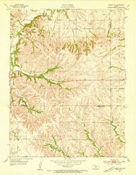 Wamego SW Kansas Historical topographic map, 1:24000 scale, 7.5 X 7.5 Minute, Year 1953
