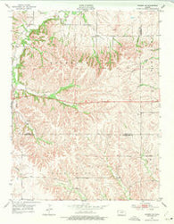Wamego SW Kansas Historical topographic map, 1:24000 scale, 7.5 X 7.5 Minute, Year 1953