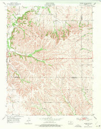 Wamego SW Kansas Historical topographic map, 1:24000 scale, 7.5 X 7.5 Minute, Year 1953