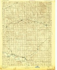 Washington Kansas Historical topographic map, 1:125000 scale, 30 X 30 Minute, Year 1893