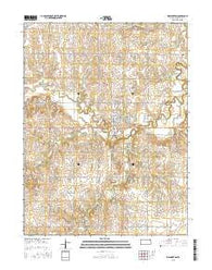 Washington Kansas Current topographic map, 1:24000 scale, 7.5 X 7.5 Minute, Year 2015