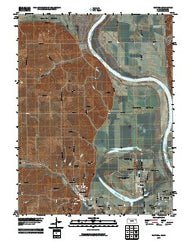 Wathena Kansas Historical topographic map, 1:24000 scale, 7.5 X 7.5 Minute, Year 2009