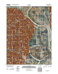 Wathena Kansas Historical topographic map, 1:24000 scale, 7.5 X 7.5 Minute, Year 2012