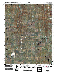Waverly Kansas Historical topographic map, 1:24000 scale, 7.5 X 7.5 Minute, Year 2009