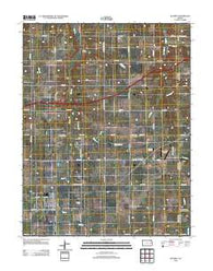 Waverly Kansas Historical topographic map, 1:24000 scale, 7.5 X 7.5 Minute, Year 2012