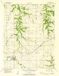 Waverly Kansas Historical topographic map, 1:24000 scale, 7.5 X 7.5 Minute, Year 1957
