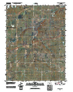 Waverly NW Kansas Historical topographic map, 1:24000 scale, 7.5 X 7.5 Minute, Year 2009