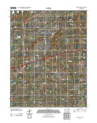 Waverly NW Kansas Historical topographic map, 1:24000 scale, 7.5 X 7.5 Minute, Year 2012