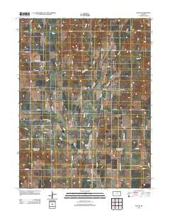 Wayne Kansas Historical topographic map, 1:24000 scale, 7.5 X 7.5 Minute, Year 2012