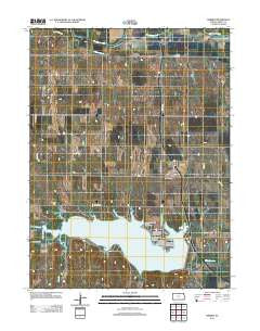 Webber Kansas Historical topographic map, 1:24000 scale, 7.5 X 7.5 Minute, Year 2012