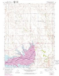 Webster Dam Kansas Historical topographic map, 1:24000 scale, 7.5 X 7.5 Minute, Year 1952