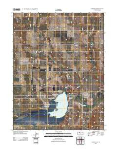 Webster Dam Kansas Historical topographic map, 1:24000 scale, 7.5 X 7.5 Minute, Year 2012