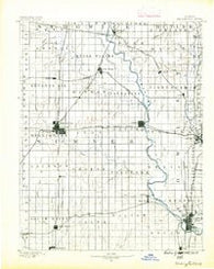 Wellington Kansas Historical topographic map, 1:125000 scale, 30 X 30 Minute, Year 1890