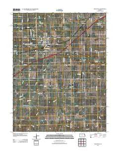 Wellsville Kansas Historical topographic map, 1:24000 scale, 7.5 X 7.5 Minute, Year 2012