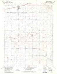 Weskan Kansas Historical topographic map, 1:24000 scale, 7.5 X 7.5 Minute, Year 1979