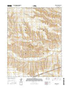 Weskan NW Kansas Current topographic map, 1:24000 scale, 7.5 X 7.5 Minute, Year 2015