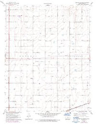 West of Copeland Kansas Historical topographic map, 1:24000 scale, 7.5 X 7.5 Minute, Year 1960