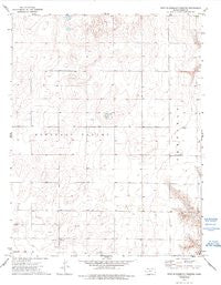 West of Eminence Cemetery Kansas Historical topographic map, 1:24000 scale, 7.5 X 7.5 Minute, Year 1974