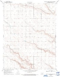 West of St. Theresa Church Kansas Historical topographic map, 1:24000 scale, 7.5 X 7.5 Minute, Year 1970