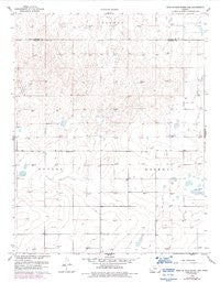 West of Wild Horse Lake Kansas Historical topographic map, 1:24000 scale, 7.5 X 7.5 Minute, Year 1959