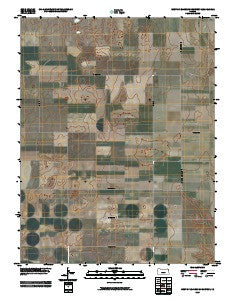 West of Eminence Cemetery Kansas Historical topographic map, 1:24000 scale, 7.5 X 7.5 Minute, Year 2009